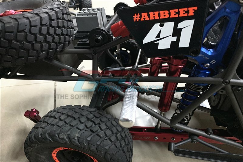 GPM Spring Steel Rear Sway Bar/Alum Sway Bar Arm/Stainles Stl Linkage Blck : UDR