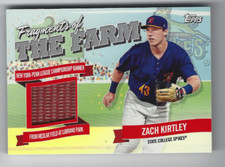 ZACH KIRTLEY 2018 TOPPS PRO DEBUT FRAGMENT OF THE FARM STATE COLLEGE SPIKE RELIC