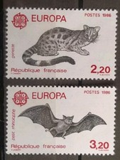 2 TIMBRES FRANCE 1986 CEPT EUROPA N° 2416 / 2417 NEUF**