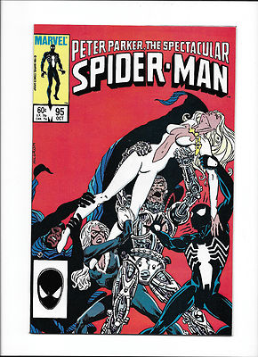 SPECTACULAR SPIDER-MAN #95 [1984 NM-] BLACK SUIT SPIDER-MAN! GREAT