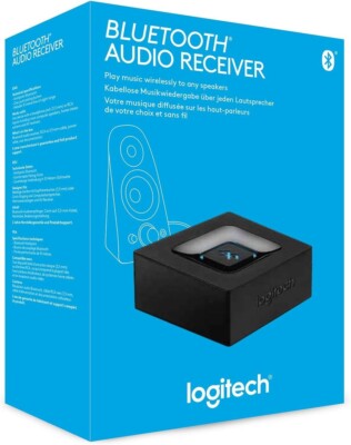 Logitech Bluetooth Audio Adapter Kabelloser Bluetooth Audioempfänger