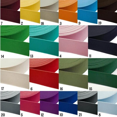 MARKENLOS 1 m Gummiband 15 mm 1,5 cm 22 Farben leichte Zugkraft gewebt Rock Kleid Hose