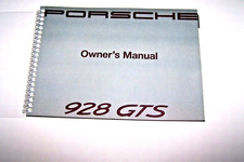 1993 Porsche 928gts Owners Manual Parts Service 928 Gts New Factory Reprint 1992