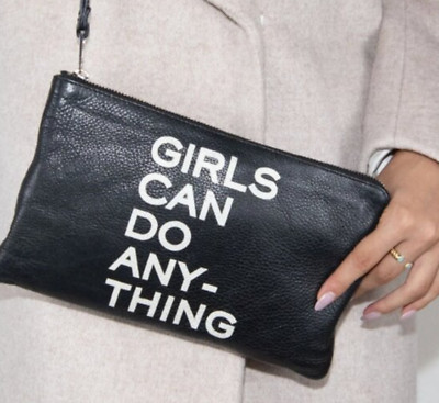 Zadig and Voltaire ''Girls Can Do Anything'' Clutch
