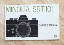 MINOLTA SR-T 101 OWNERS MANUAL/131444