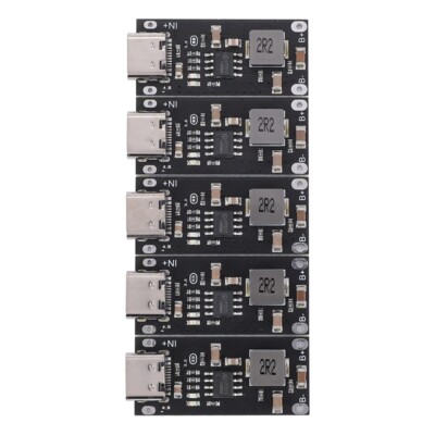 5Pcs Type C USB Polymer Ternary Lithium Battery Fast Charging Board Input8004