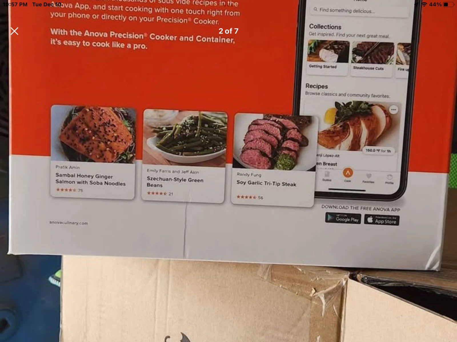 Sous Vide Precision Cooker Kit Model AN500
Opens in a new window or tab