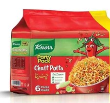 Knorr Chatt Patta Halal Pakistani Noodles Spicy & Flavorful Party Pack 6 Packs