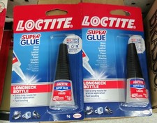 2 LOCTITE 5g Super Glue Longneck PRECISION TIP Multi Purp NO DRIP Clear Adhesive