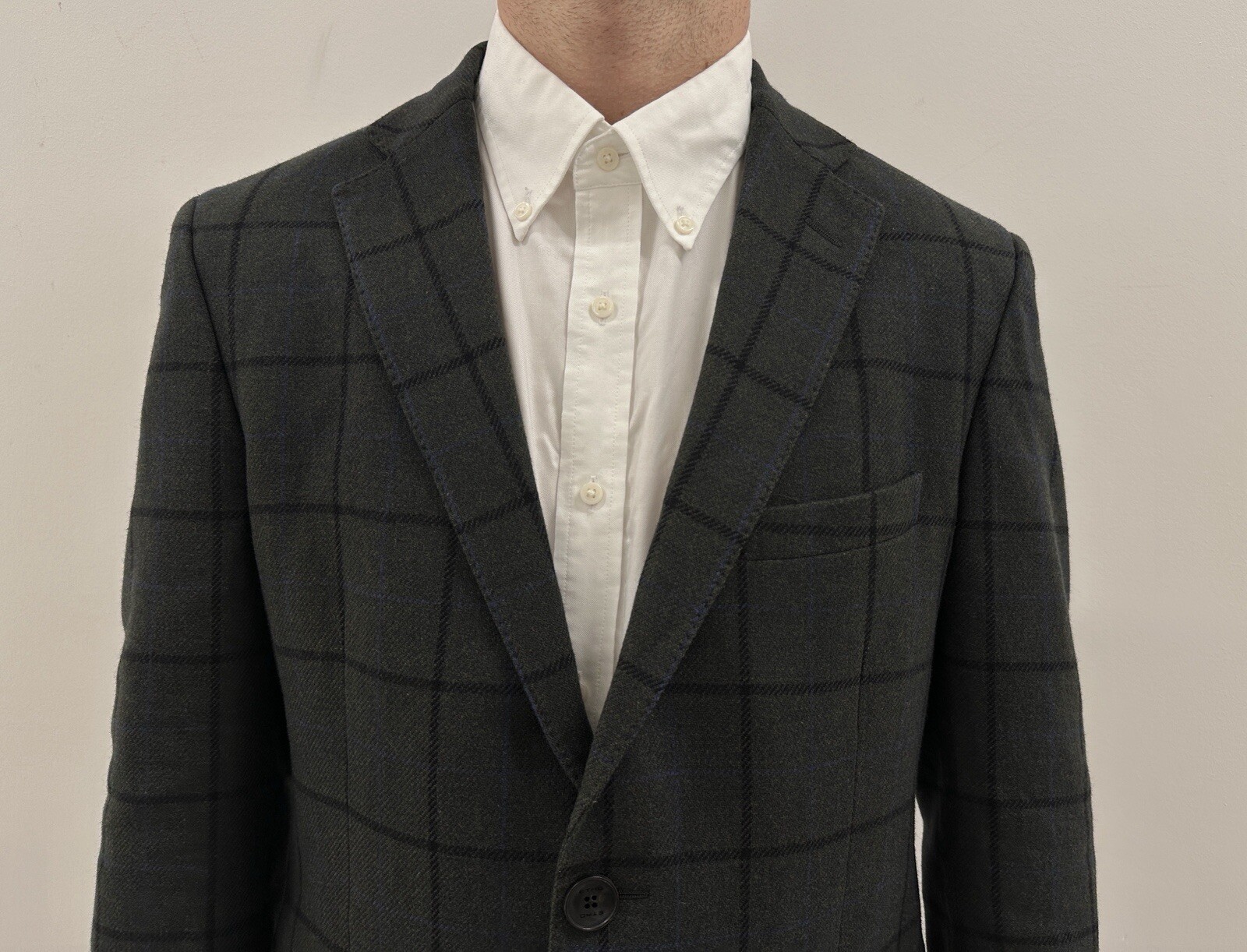 Etro Milano Blazer Wool Coat Jacket Men Plaid Italy Rare size EU-50 / US-40 image 3