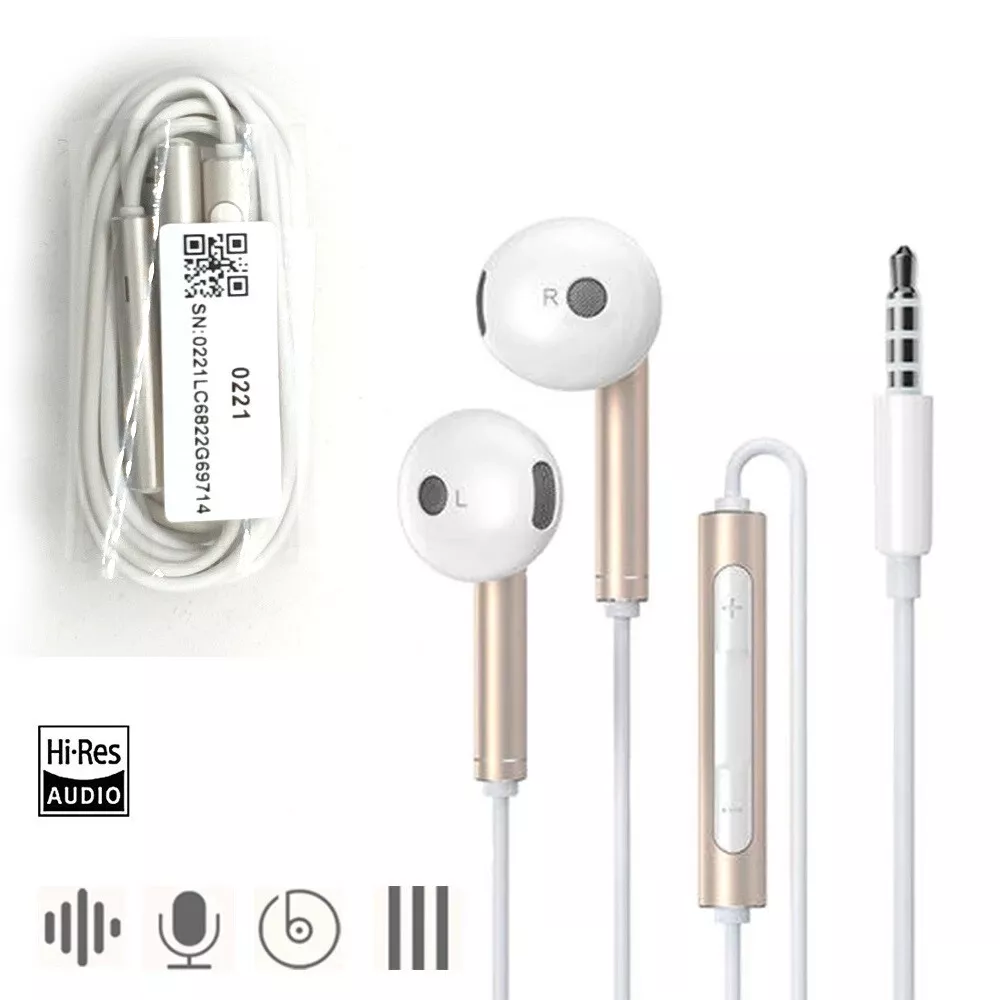 Genuine Huawei Earphone AM 116 AM 115 Stereo Headset w Volume Control Mic AU OZ