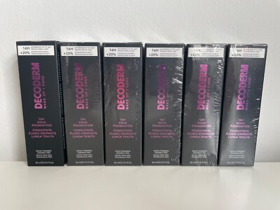 Alfaparf Decoderm Make Up Pflege 16H Aqua Foundation 06 30ml Neu x 6 Großeinkauf
