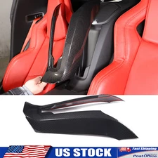 Fits 2020-2025 Corvette C8 Wireless Waterfall Frame Trim Cover ABS Carbon Fiber
