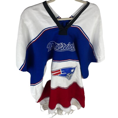 New England Patriots Unisex Adult One Size Zarape Serape Poncho from Mexico 