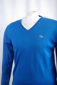 light blue lacoste jumper