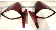 Pair Of Sport Mirrors Plastic Custom Magenta Metallic Paint Came On My 50 Merc