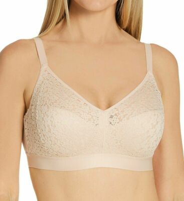 Chantelle 13F8 Norah Supportive Wire free Bra black nude  beige white ivory  new