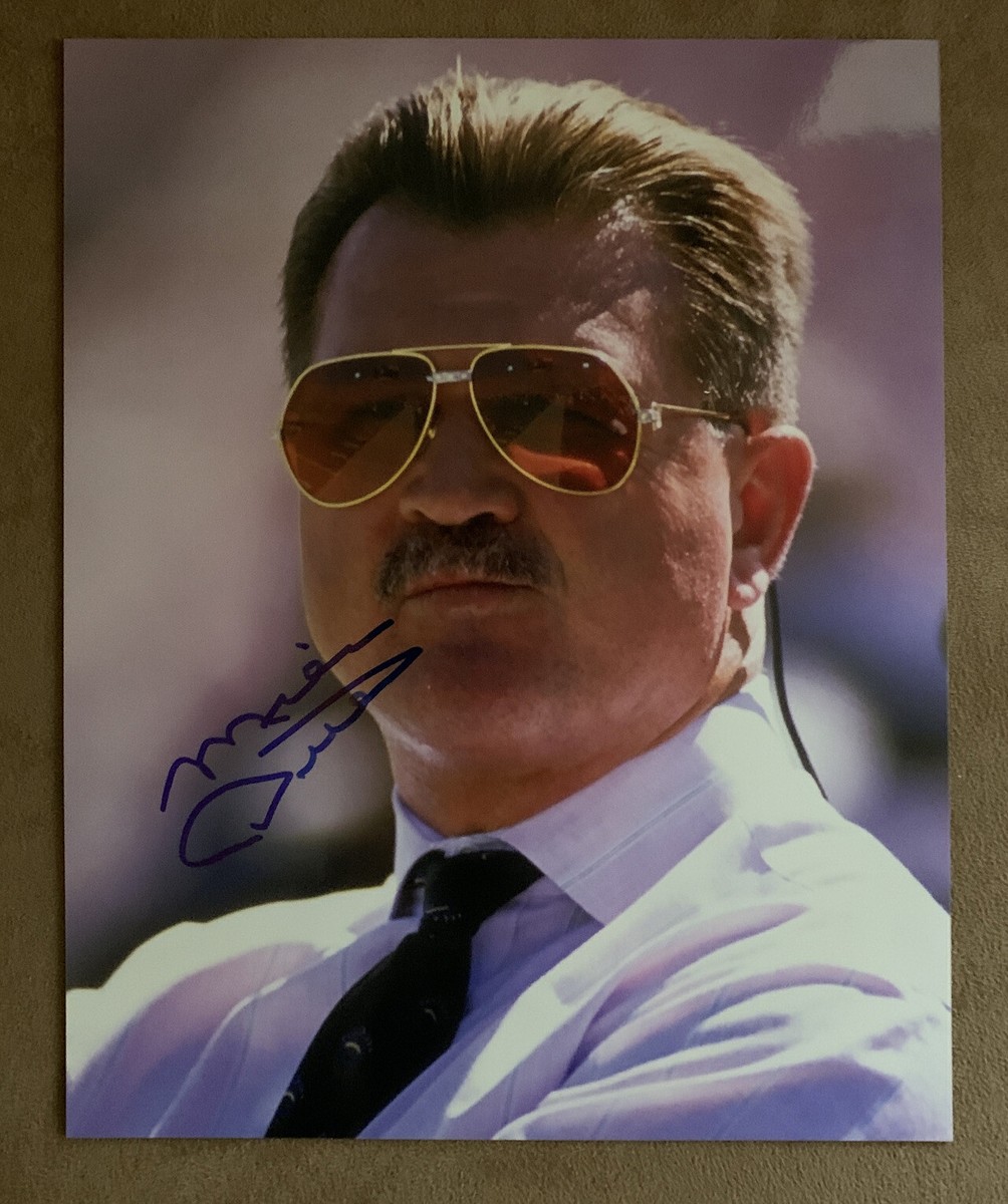 MIKE DITKA SIGNED 8X10 PHOTO AUTOGRAPH CHICAGO BEARS FOOTBALL
