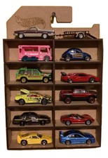 10 12 pc Hot Wheels Display Case Showcase collection. Cars Not Included 
