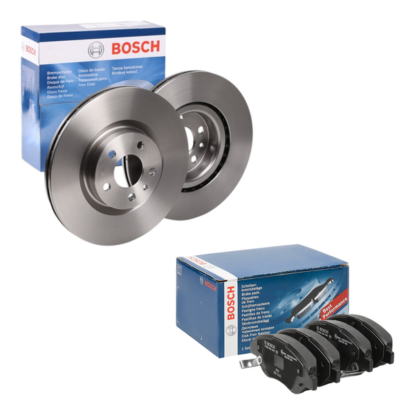 Bosch Bremsen-Set Vorne FüR Fiat Tipo Kombi 2015- Trommelfreie Scheiben+BeläGe-image