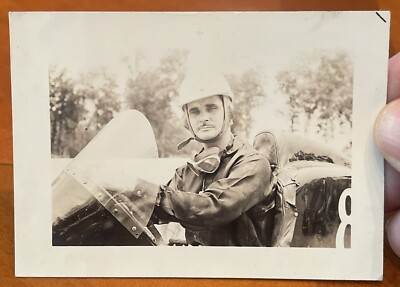 Small Vintage 1940s Ohio Midget Auto Race Photo