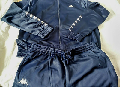 KAPPA Herren Trainingsanzug*Gr.M*NEU*Blau*Tifosi*Azzurri*Italia*Sport*Freizeit*