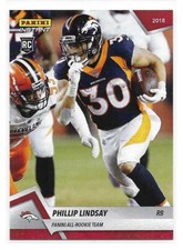 2018 Panini Instant NFL All-Rookie Team Phillip Lindsay Rookie Card /576. rookie card picture