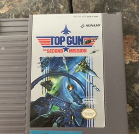 Nintendo NES Top Gun Second Mission Cartridge. 