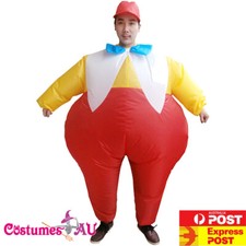 Mens Tweedle Dee Tweedle Dum Costume Alice in Wonderland Inflatable Book Week