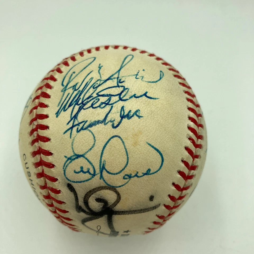 2000 St. Louis Cardinals Team Signed Baseball 22 Sigs Mark McGwire PSA DNA COA - Image 2 of 4