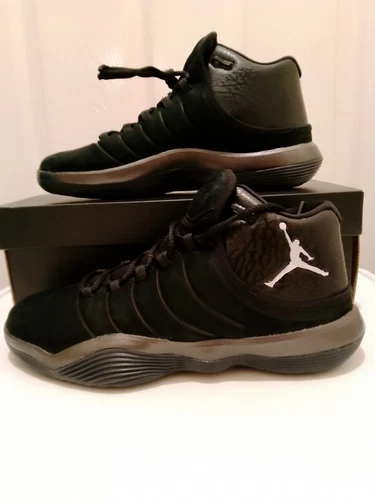 JORDAN SUPER.FLY 2017 REACT MENS UK 9 BLACK CHROME - ANTHRACITE BRAND NEW IN BOX