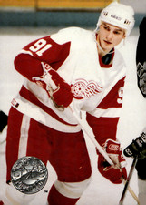 1991-92 Pro Set Platinum - #30 Sergei Fedorov Red Wings