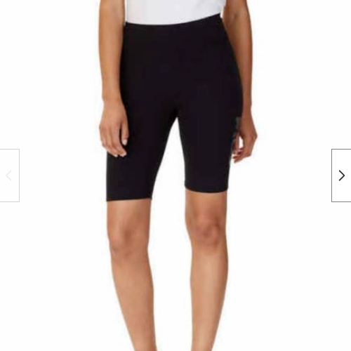 Fila Vita Alta Ciclismo Logo Bici Corta M Tessuto Elasticizzato Misto Cotone Nero