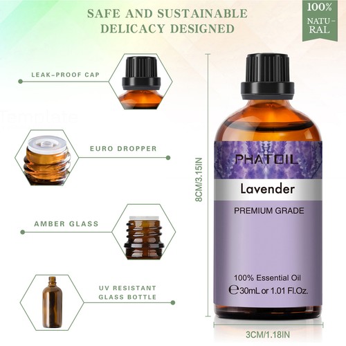30 mL Essential Oils -Pure and Natural- Premium Grade Aromatherapy Diffuser Oil - Picture 7 of 21
