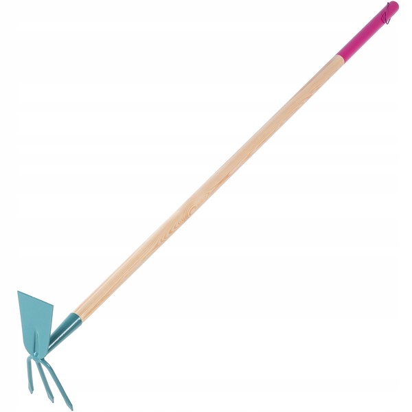 Kadax Hacke FüR Damen, Gartenhacke Mit Metallkopf, 3 Zinken-image