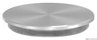 STEINBACHER© Bouchon en acier inoxydable, pour tube 48,3 x 3,0mm, plat, à enfoncer, V2A