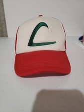 Ash Ketchum Cap Hat Pokemon Trainer SnapBack Adjustable Mesh