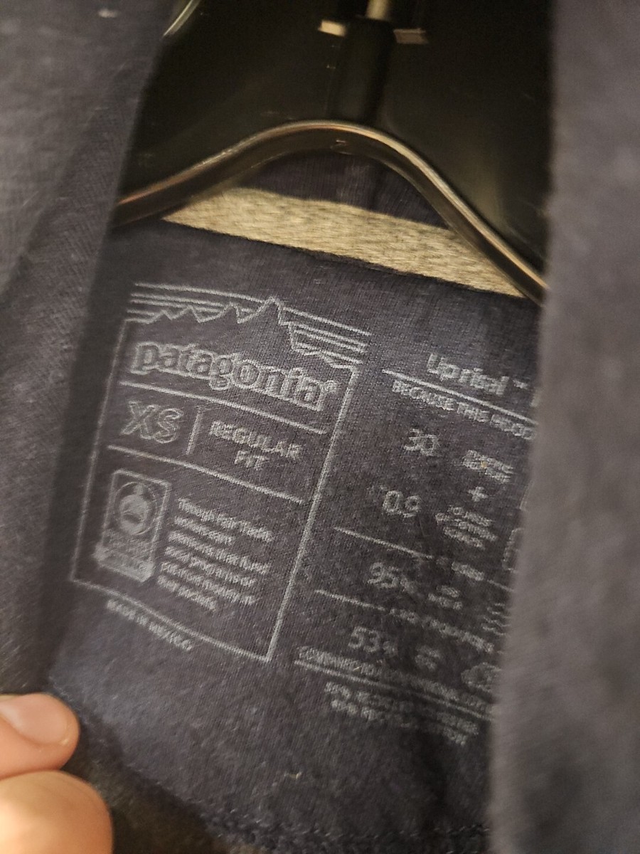 Patagonia Hoodie Mens XS Blue Uprisal Great Pacific Iron Works | eBay