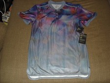 NWT Nike Court Advantage Men's Slim Fit Tennis Polo Shirt Black 854605-497 Large