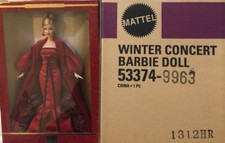 Winter Concert Barbie 2002 Limited Edition W/Shipper