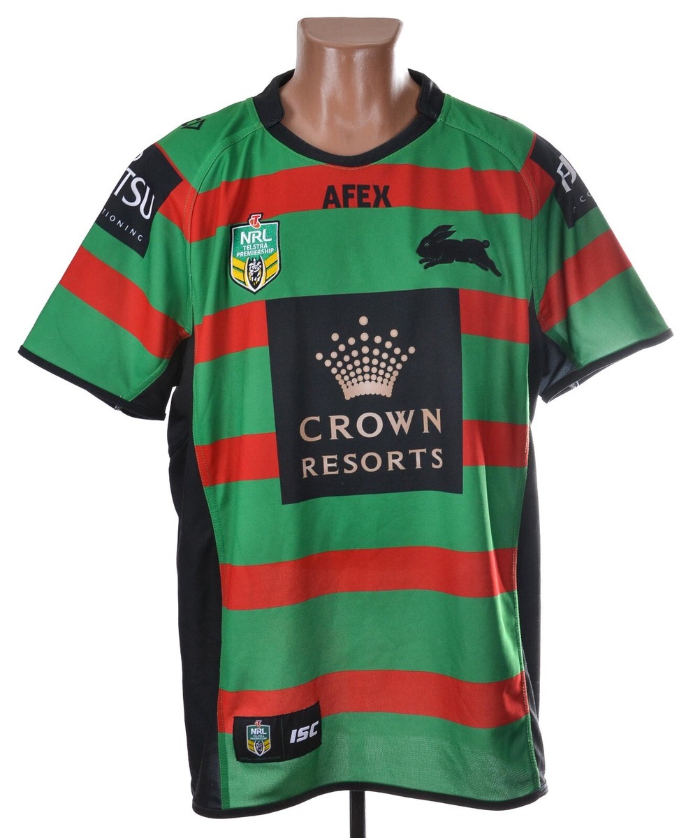NRL SOUTH SYDNEY RABBITOHS RUGBY LEAGUE SHIRT JERSEY ISC SIZE 3XL