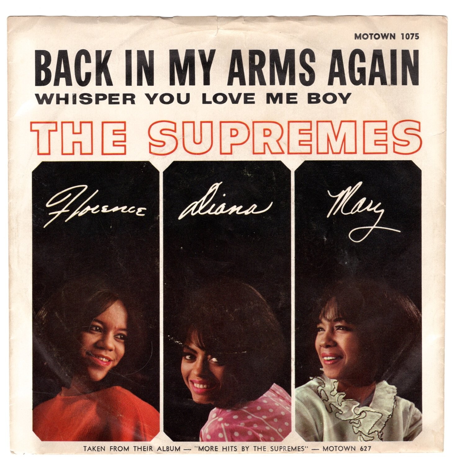 The Supremes - Back In My Arms in Excellent Vinyl Condition
