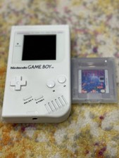 Nintendo Game Boy White DMG-01 IPS Backlit Screen Tetris Lithium Battery