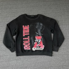 Vtg 90 s Alabama Crimson Tide Sweatshirt Adult Large Roll Tide Spell Out Big A