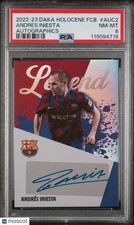 2022 Daka Holocene FC Barcelona Auto Andres Iniesta PSA 8 /25