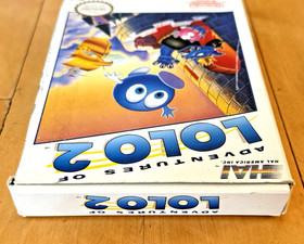 Autentico Nintendo NES Adventures of Lolo 2 solo scatola