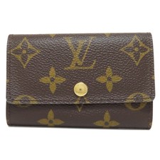 LOUIS VUITTON M62630 Multicle 6 Key Case Monogram Canvas Used