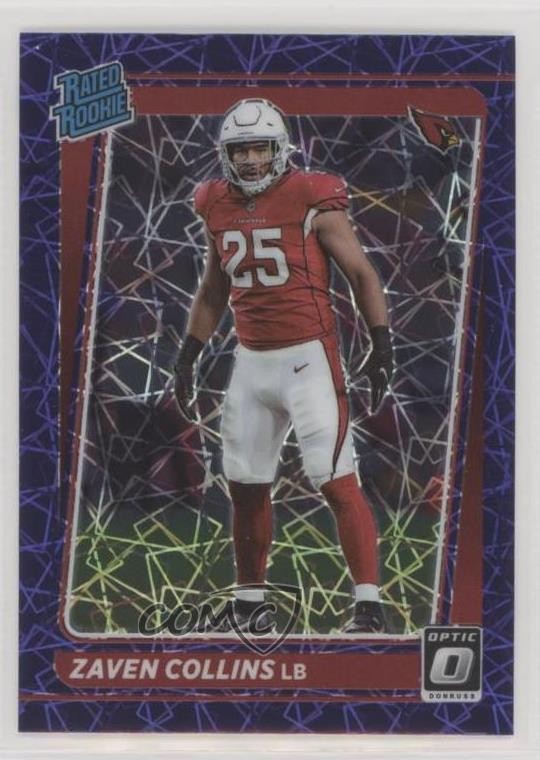 Zaven Collins Panini Donruss Optic #265 Purple Velocity