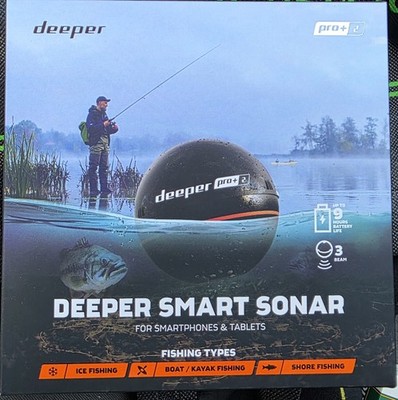 Deeper PRO+ 2 (Plus 2) Sonar Fish Finder For Smartphones and tablets ...
