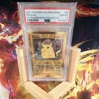 Pokemon PSA 8 Pikachu Gold Metal 2021 58/102 Celebrations UPC English
